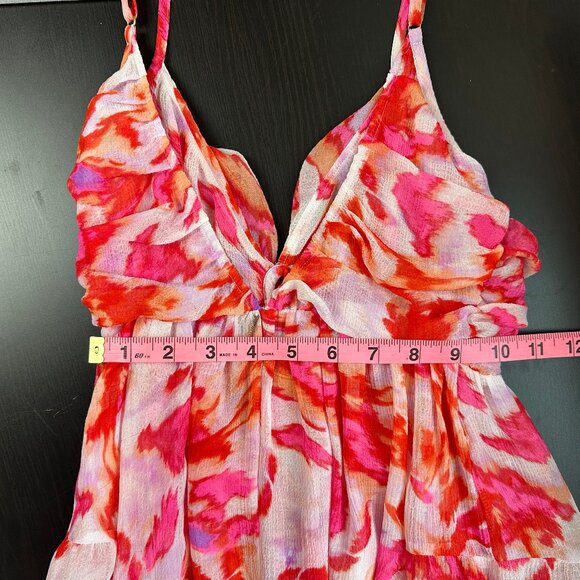 MISA Los Angeles Indira Floral Sleeveless Romper, S - Picture 7 of 11